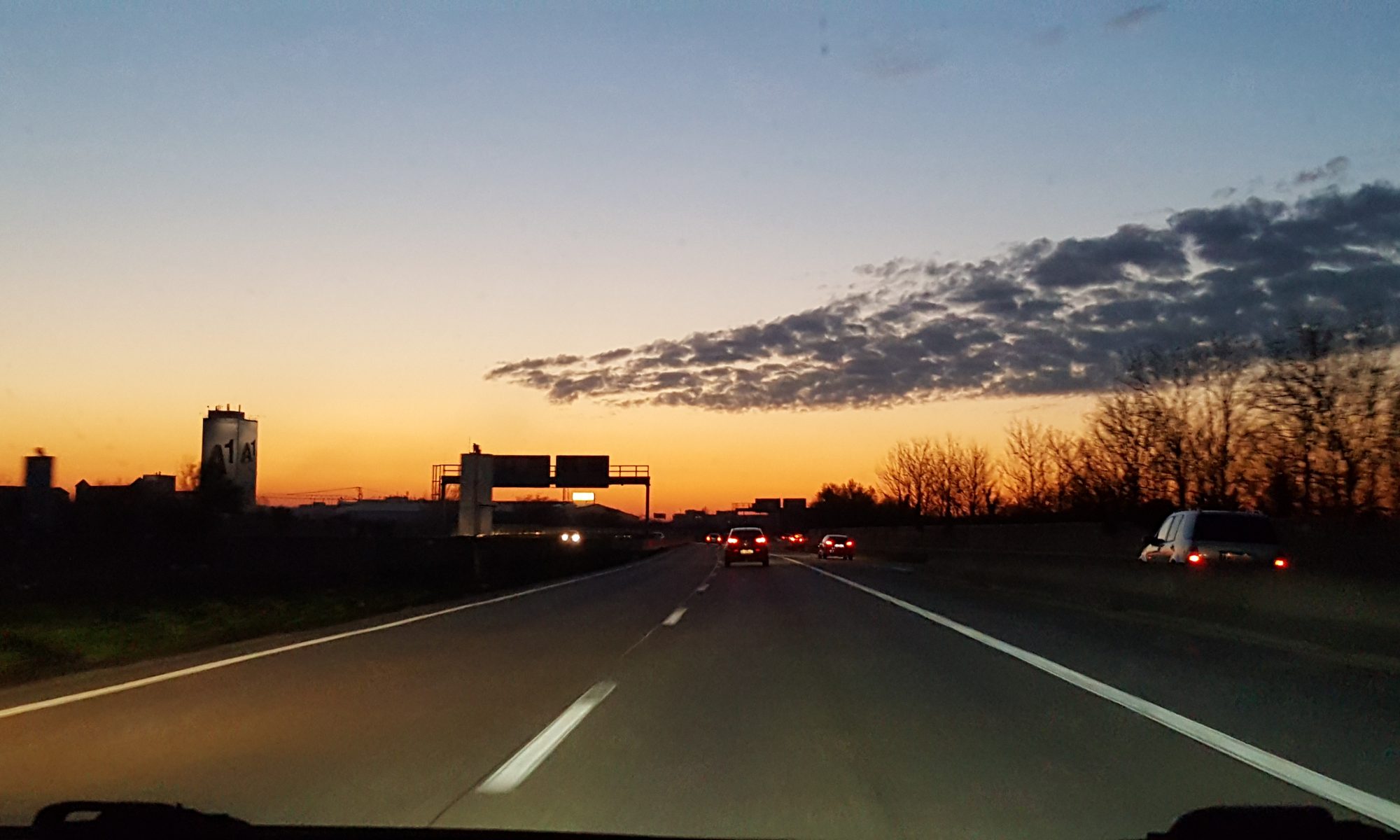 sunset - Autobahn